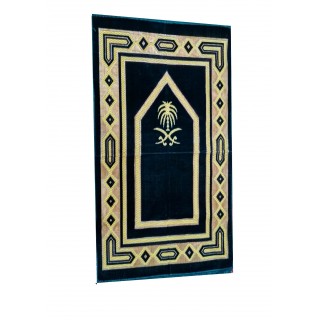 Janamaz / prayer mat in Velvet - Blue